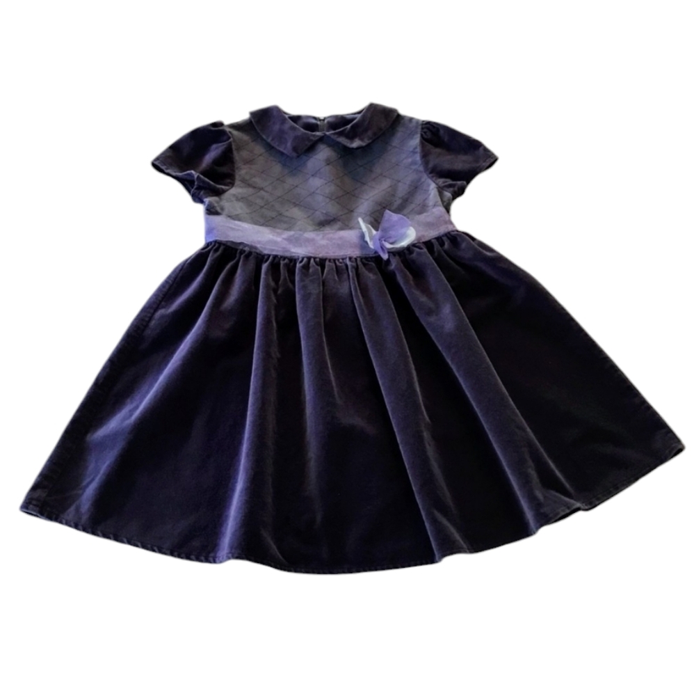 Girls size 6 velvet dress holiday, American girl vintage